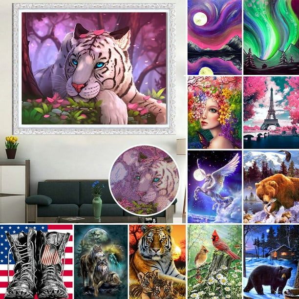 5D Full Drill Diamond Painting Cross Stitch Kits Embroidery DIY Home Decor Gift